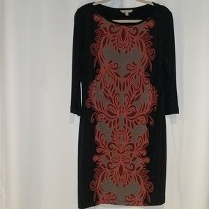 Banana Republic 3/4 Sleeve Patterned Dress